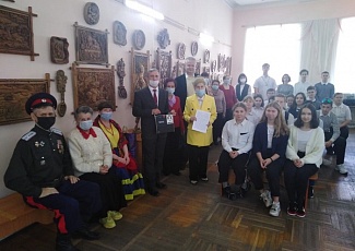 В краеведческом музее проходят встречи и мероприятия к 76-ой годовщине Победы в Великой Отечественной войне